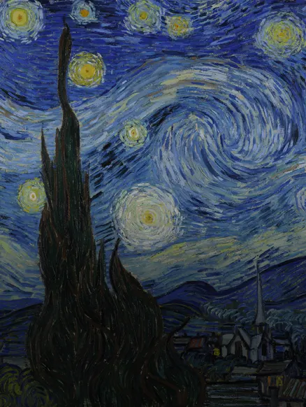 La Nuit etoilee de Vincent van Gogh