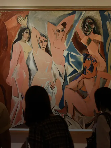 Les Demoiselles d-Avignon de Pablo Picasso